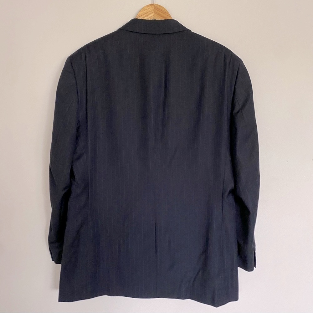 Jos. A. Bank Navy Pinstripe Classic Single-Breasted Blazer - Picture 2 of 5